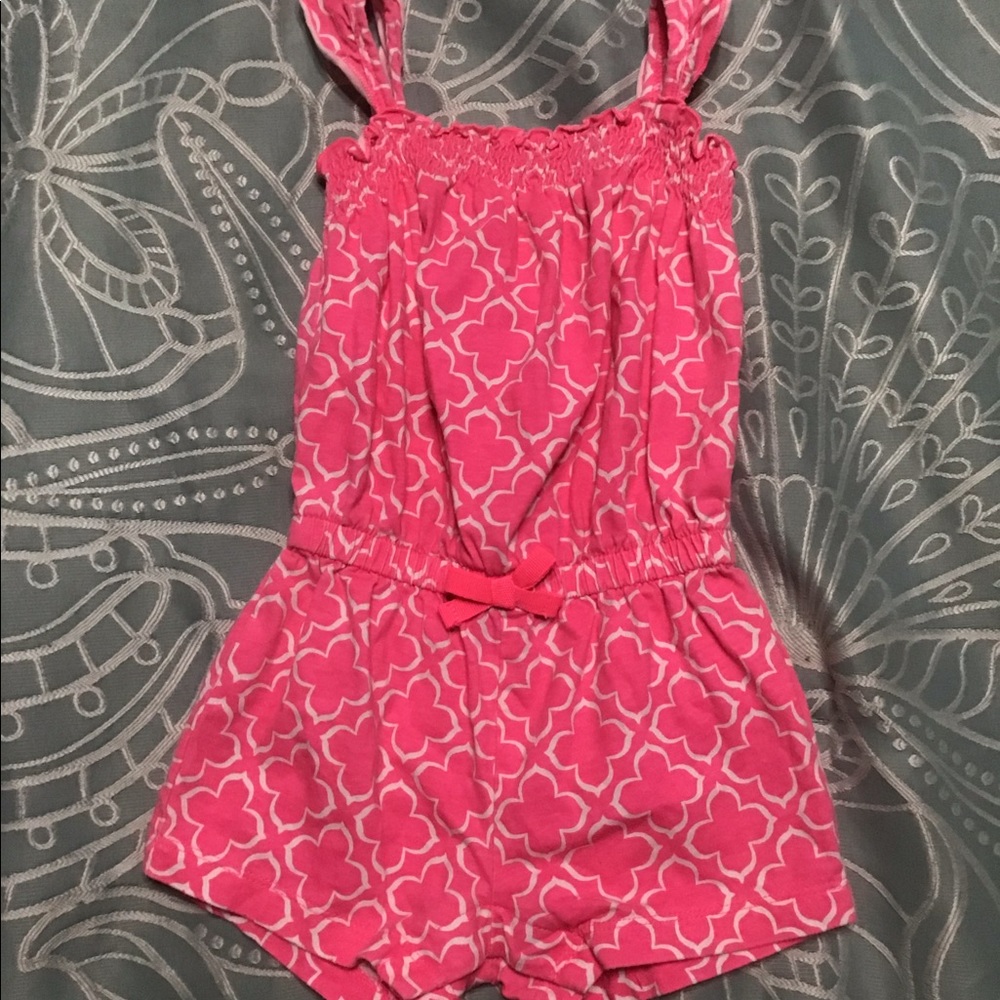 2@$10 Old Navy romper with cross design